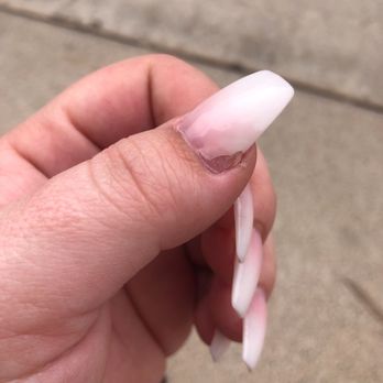 Prism Nails & Spa - Lifting and breaking acrylic on nails 2 days after getting them done. - Nail Salons Near Me - Phoenix, Arizona Prism Nails & Spa - Lifting and breaking acrylic on nails 2 days after getting them done. - Nail Salons Near Me - Phoenix, Arizona