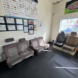 Look at the chairs at the waiting area. Love it Look at the chairs at the waiting area. Love it