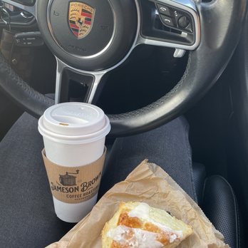 Jameson Brown Coffee Roasters - Pumpkin spice latte and lemon blueberry scone. - Coffee & Tea Near Me - Pasadena, California Jameson Brown Coffee Roasters - Pumpkin spice latte and lemon blueberry scone. - Coffee & Tea Near Me - Pasadena, California