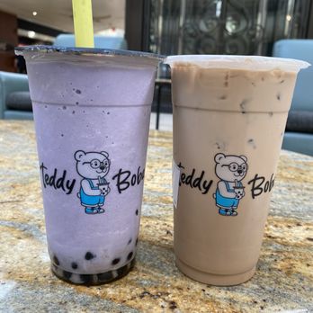 Teddy Boba - Taro and something either coffee - Juice Bars & Smoothies Near Me - Thousand Oaks, California