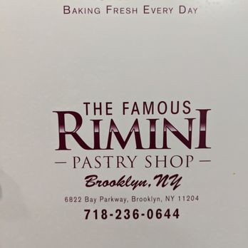 Rimini Pastry Shop - Box - Bakeries Near Me - Brooklyn, New York