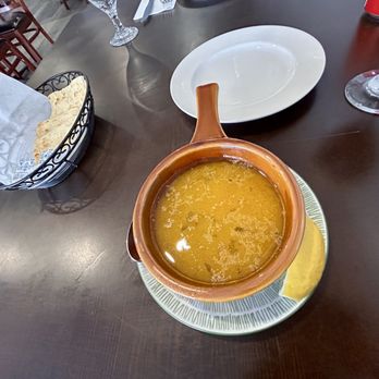 Sara's Mediterrean Grill - Chicken Soup with pita on the side - Mediterranean Near Me - Wappingers Falls, New York