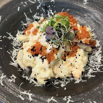 La Casa Mia - Salmon and Shimeji Risotto - Italian Near Me - Milpitas, California La Casa Mia - Salmon and Shimeji Risotto - Italian Near Me - Milpitas, California