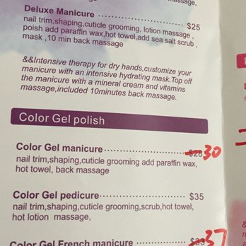 Bonjour Nails - Services menu - Nail Salons Near Me - Los Angeles, California