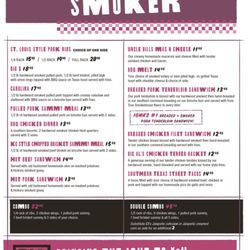 Big Al’s BBQ - Menu
