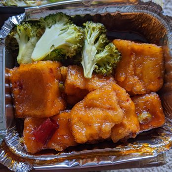 Han Fusion - General tsos tofu. Yum. These pieces are thicc - Chinese Near Me - Hanover, New Hampshire