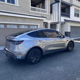 Rear Windows already came with colored glass, got 70% 3M Ceramic IR Tint to match with front two side windows. Rear Windows already came with colored glass, got 70% 3M Ceramic IR Tint to match with front two side windows.