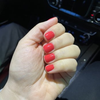 T & T Nail Spa - Regular manicure.. exactly how I like it, clean, simple... IMO PERFECT!!! - Nail Salons Near Me - Tarzana, California