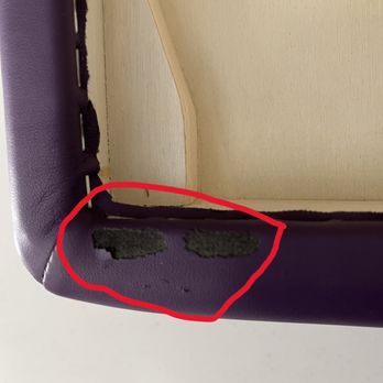 Custom Craftworks - Inferior quality vinyl material and company refuses to honor replacement. - Eugene, Oregon