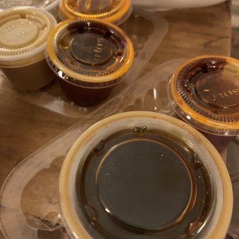 Zen Chinese Bistro - a variety of sauces - Bars Near Me - Portland, Maine