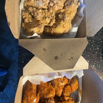 Ikonic Wings - Mango habnenero and plain fried wings. - Chicken Wings Near Me - Lacey, Washington Ikonic Wings - Mango habnenero and plain fried wings. - Chicken Wings Near Me - Lacey, Washington