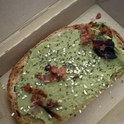 Dunkin' - Avocado toast with bacon