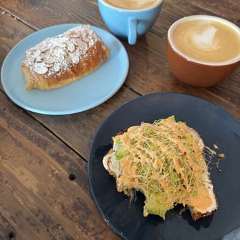 Barrelista Coffee House - Breakfast! Someone couldn't wait to start eating! - Coffee & Tea Near Me - Martinez, California Barrelista Coffee House - Breakfast! Someone couldn't wait to start eating! - Coffee & Tea Near Me - Martinez, California