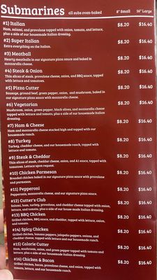 Menu photo 3 Pizza Cutter Northville, MI