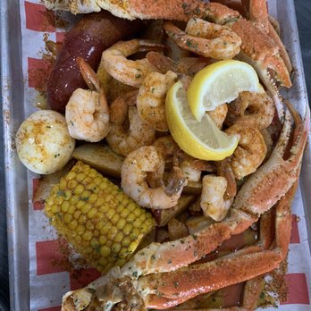 Krab Kingz Cypress - Number one loaded cluster. Crab shrimp corn potatoes and sausage - Seafood Near Me - Cypress, Texas Krab Kingz Cypress - Number one loaded cluster. Crab shrimp corn potatoes and sausage - Seafood Near Me - Cypress, Texas
