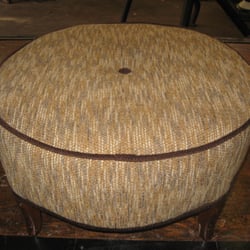 Buck's Auto Upholstery - Footstool After