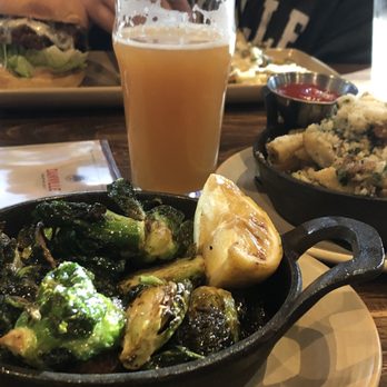Danville Brewing - Brussels sprouts, garlic parma fries with Hop Magee IPA - Breweries Near Me - Danville, California