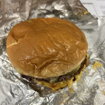 Sonic Drive-In - Cheese burger - Ice Cream & Frozen Yogurt Near Me - DANBURY, Connecticut