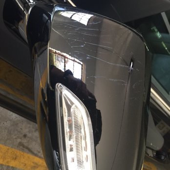 Kee's Auto Body - Scratches on side mirror - Body Shops Near Me - Concord, California