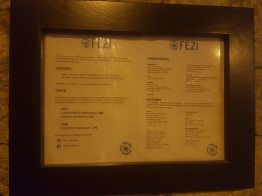 Menu photo 2 FEZI Rennes, 35