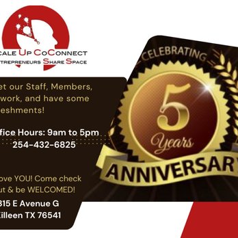 Scale Up CoConnect Entrepreneurs Share Space - Shared Office Spaces Near Me - Killeen, Texas Scale Up CoConnect Entrepreneurs Share Space - Shared Office Spaces Near Me - Killeen, Texas