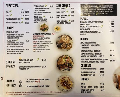 Menu photo 1 Shawerma Plus Waterloo, ON