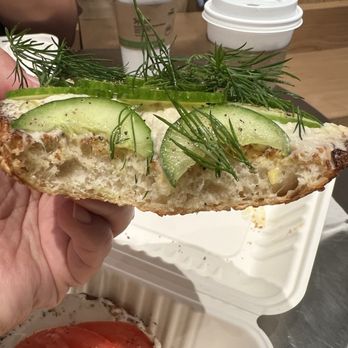 Apollo Bagels - Whitefish Salad on Sesame bagel - Bagels Near Me - New York, New York Apollo Bagels - Whitefish Salad on Sesame bagel - Bagels Near Me - New York, New York