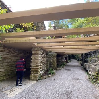 Fallingwater - The driveway and main entrance - Landmarks & Historical Buildings Near Me - Mill Run, Pennsylvania