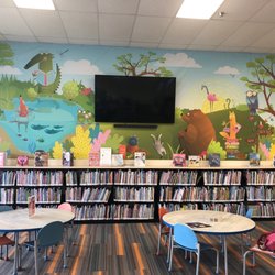 Beautiful new mural in the children's area!