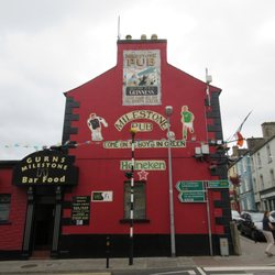 Gurn's Milestone Bar & Lounge - impossible to miss it