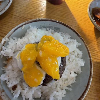 Chubby Don - reality of what the egg actually looks like on your burger... it's as if I got the cheese lol - Japanese Near Me - Arcadia, California Chubby Don - reality of what the egg actually looks like on your burger... it's as if I got the cheese lol - Japanese Near Me - Arcadia, California