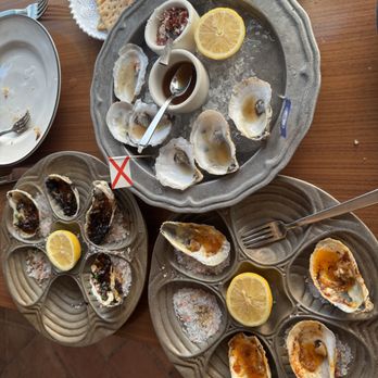 Oystercatchers - Oyster sampler. - Seafood Near Me - Tampa, Florida Oystercatchers - Oyster sampler. - Seafood Near Me - Tampa, Florida