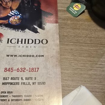 Ichiddo Ramen - Lipton tea bag! - Ramen Near Me - Wappingers Falls, New York