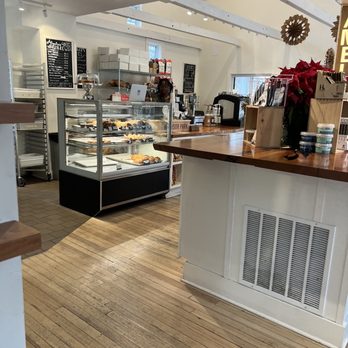 Amelia's - Bakery case and indoor dining area is to the left. - Bakeries Near Me - Indianapolis, Indiana Amelia's - Bakery case and indoor dining area is to the left. - Bakeries Near Me - Indianapolis, Indiana