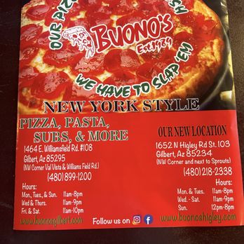 Buono's - Pizza Near Me - Gilbert, Arizona