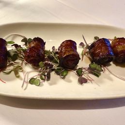 Devils on Horseback - get these! They are addictive. Devils on Horseback - get these! They are addictive.