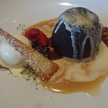 Jules Restaurant - Chocolate Fondant with Coole Swan Anglaise - Irish Near Me - Trim, MH