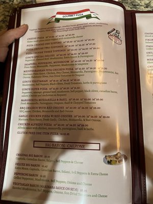 Menu photo 1 Gino's Ristorante Palmdale, CA Menu photo 1 Gino's Ristorante Palmdale, CA