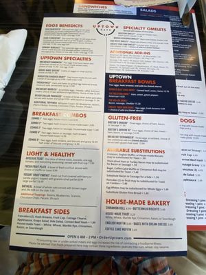 Menu photo 2 Sunrise Cafe @ Uptown Noblesville, IN