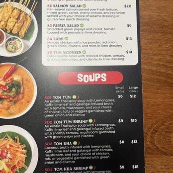 Tic Tac Thai - Menu September 2023 - Thai Near Me - Spring, Texas