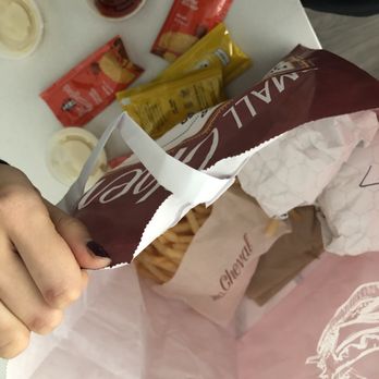 Small Cheval- Old Town - Packaging of fries isn't great - Golden Fries - Burgers Near Me - Chicago, Illinois Small Cheval- Old Town - Packaging of fries isn't great - Golden Fries - Burgers Near Me - Chicago, Illinois