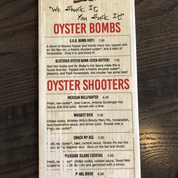 Shuckin' Shack Oyster Bar - Drink menu - Seafood Near Me - Durham, North Carolina Shuckin' Shack Oyster Bar - Drink menu - Seafood Near Me - Durham, North Carolina