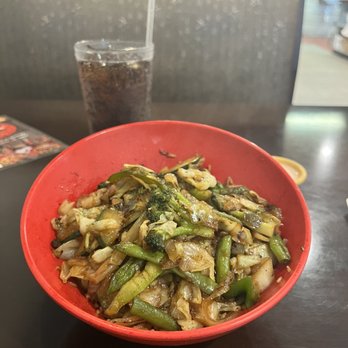 Khan Mongolian Grill - Veggie Create Your Bowl - Mongolian Near Me - Lafayette, Louisiana