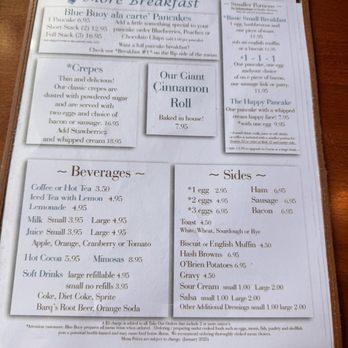 Blue Buoy Restaurant - Menu 4/2026 - Seafood Near Me - Westport, Washington
