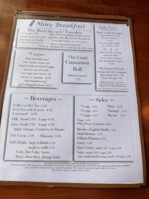 Menu photo 2 Blue Buoy Restaurant Westport, WA