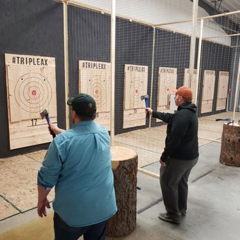 Triple Ax - 18 targets for your ax throwing enjoyment. - Axe Throwing Near Me - Fargo, North Dakota Triple Ax - 18 targets for your ax throwing enjoyment. - Axe Throwing Near Me - Fargo, North Dakota