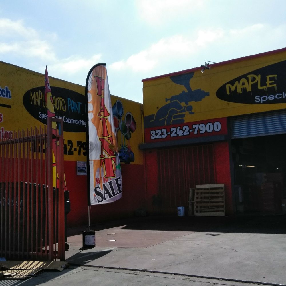 Maple Auto Paint - Left Side - Body Shops Near Me - Los Angeles, California Maple Auto Paint - Left Side - Body Shops Near Me - Los Angeles, California