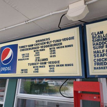 Crosby's Drive In - Grinder/Sub/Italians Menu June 2020 - American Near Me - Bucksport, Maine