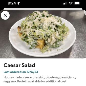 Pacific Table - Cesar Caesar Salad that they advertise on DoorDash and their own website. Absolutely NOT what they send you. Absolute scam! - Seafood Near Me - Irving, Texas Pacific Table - Cesar Caesar Salad that they advertise on DoorDash and their own website. Absolutely NOT what they send you. Absolute scam! - Seafood Near Me - Irving, Texas