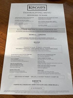 Menu photo 4 Kincaid's Fish, Chop & Steakhouse Bloomington, MN Menu photo 4 Kincaid's Fish, Chop & Steakhouse Bloomington, MN